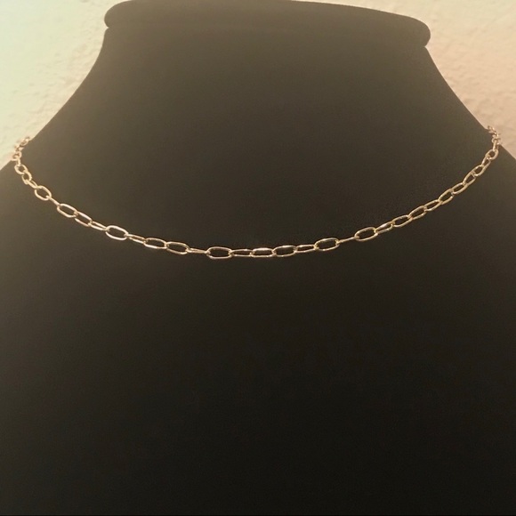 Machete Petite Oval Link 16-Inch Layering Necklace in 14K Gold Vermeil - Picture 5 of 11